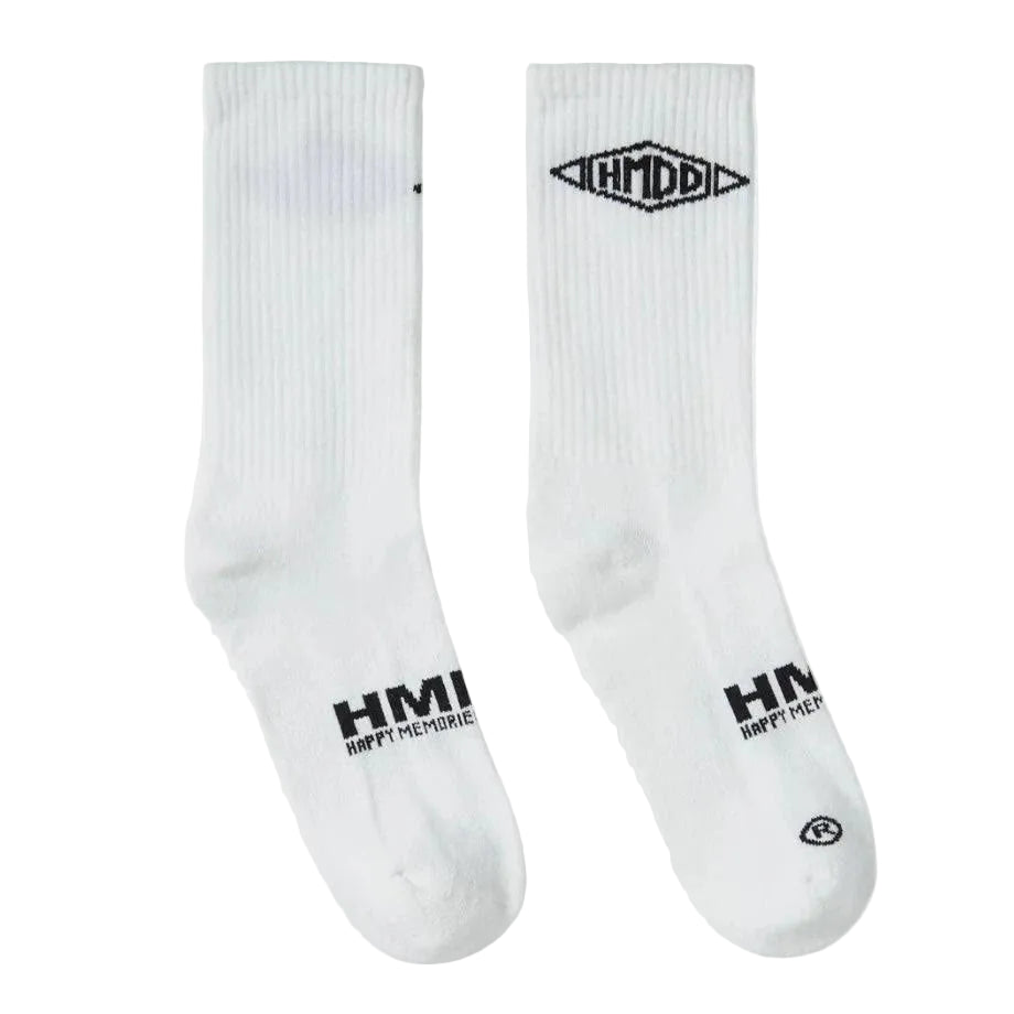 HMDD Crew Sock White