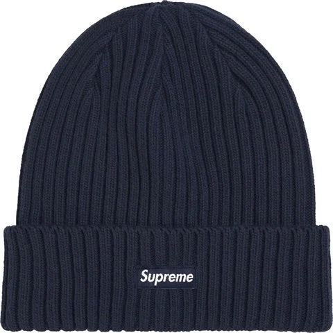 Supreme Overdyed Beanie Navy