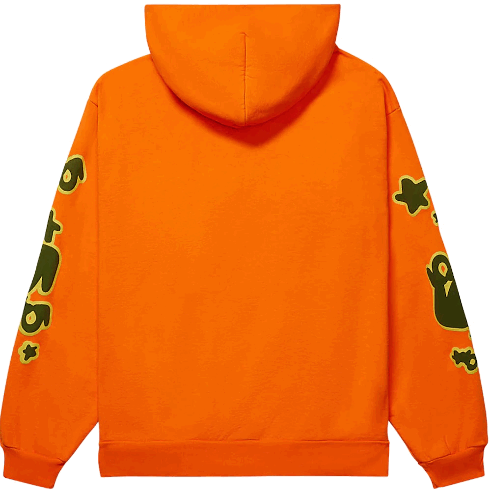Sp5der Hoodie Beluga Orange/Green