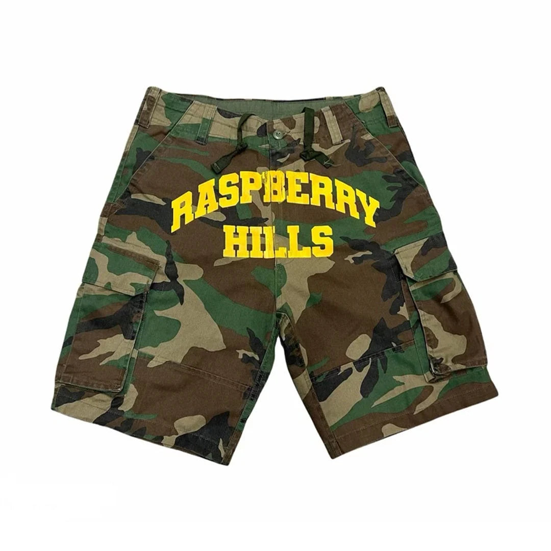 Raspberry Hills Cargo Shorts Camo