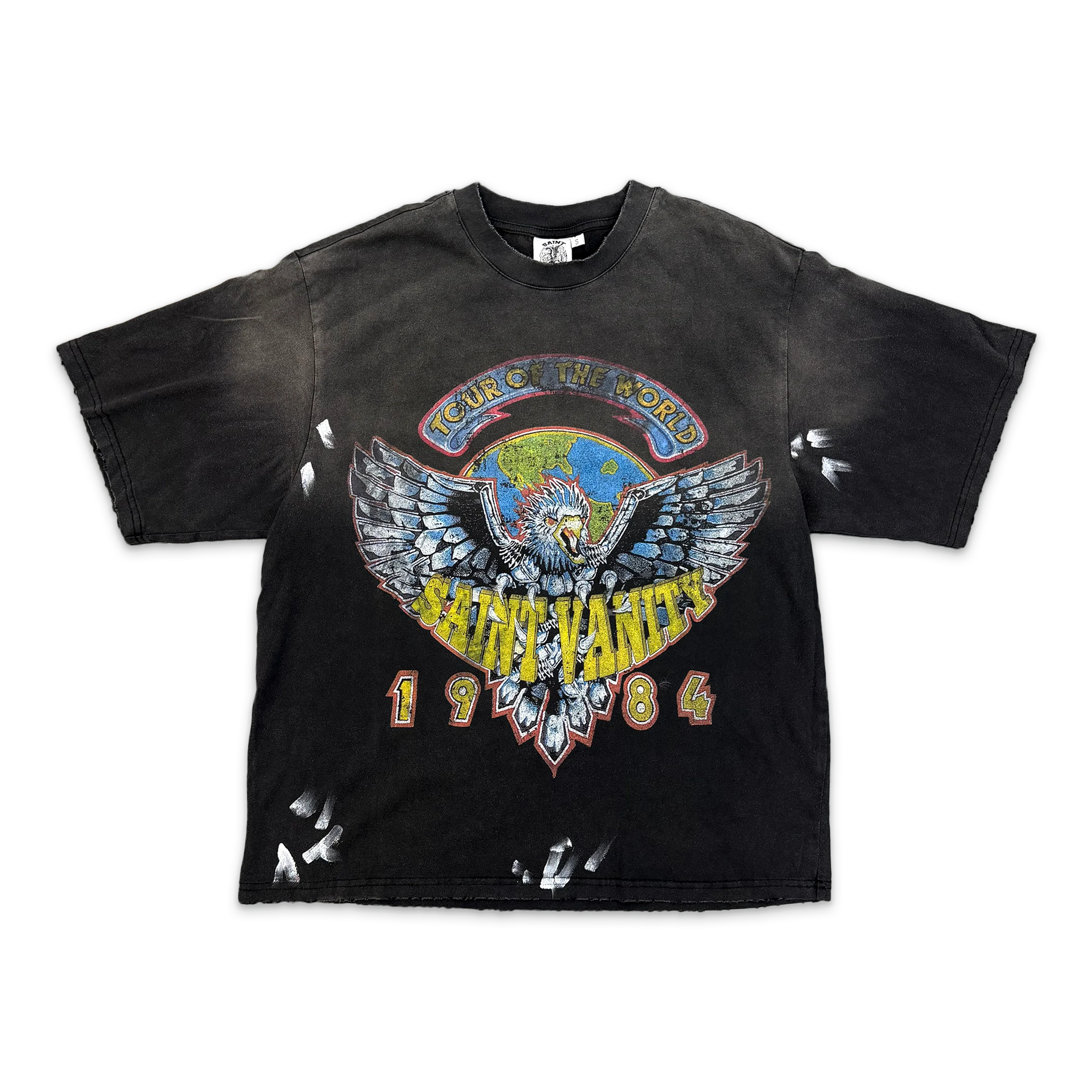 Saint Vanity Tee Tour of The World Black